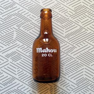 Botellín de Mahou antiguo